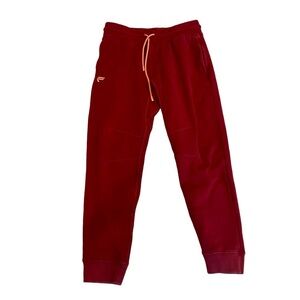 Cozy and Versatile: Fabletics Small Maroon Reddish colored Joggers